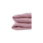 Housse de couette en coton bio rose