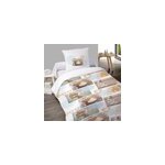 Housse de couette flanelle 140x200