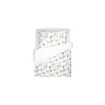 Housse + taie rversible enfant safari