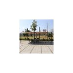 Icaria pergola coulissante extensible et carport 9m jusqu' 16m gris et beige