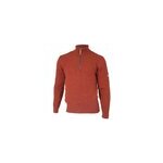 Ivanhoe pull moritz half zip red clay -