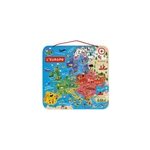 Janod puzzle carte d'europe magntique -
