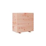 Jardinire bac lit surlev plantes fleurs terrasse 70 x 40 x 72 cm bois marron