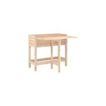 Jardinire bac lit surlev plantes fleurs terrasse 84 x 73 x 75 cm bois marron