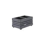 Jardinière en bois lasuré 2 bacs geteborg Jardinière en bois lasuré 2 bacs geteborg