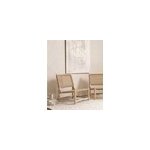 Jaya - fauteuil de jardin en bois et corde tress�e