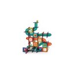 Jeu de course de billes. pi�ces magn�tiques transparentes.