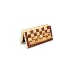 Jeu d'échecs pliable et magnétique en bois Jeu d'échecs pliable et magnétique en bois