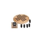 Jeu de solitaire en bois grand modle