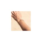 Jonc bracelet plaqu or mode martel