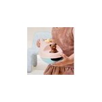 Jouet de bain made in france en mati�re recycl�e h�licopt�re de petit ours brun