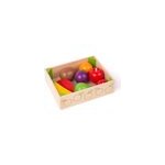 Jouet de caisse de fruits en bois