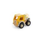 Jouet de mini camion mlangeur en bois