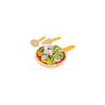 Jouet pizza en bois et tissus hape