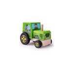 Jouet de tracteur empilable en bois