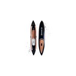 Kayak gonflable 3 places k - black