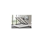 Kennington lit coffre 140 x 190 cm blanc