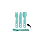 Kit de couverts sea to summit passage cutlery set bleu