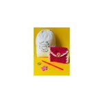 Kit de crochet sp�cial enfant porte - monnaie rose