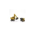 Kit engins de chantiers en bois color