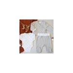 Kit naissance 3 pièces gris 1 mois Kit naissance 3 pièces gris 1 mois