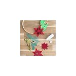 Kit papier - couronne nol  coller