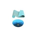 Kit tapis + bolster bio turquoise