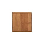 Kub - cube mural 1 porte en ch�ne massif 30x30 cm