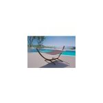 Lagoa hamac avec auvent sur support 3, 15 m en bois chocolat