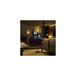 Lampadaire ext filaire bois boheme
