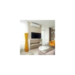 Lampadaire ficelle de coton jaune 30cm