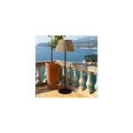 Lampadaire solaire beige raffy tall
