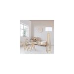 Lampadaire trpied et abj blanc 40cm