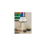 Lampe en alb�tre blanche et noire n�706