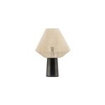 Lampe � poser bakora en m�tal et abat jour corde beige