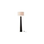 Lampe bois noir h. 160cm