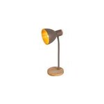 Lampe de bureau marie - marron