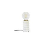 Lampe  poser en cramique blanche