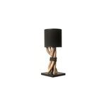 Lampe de chevet fagot noire