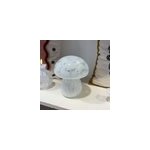 Lampe dcorative champi tachet blanche