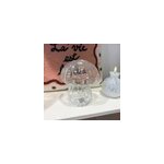 Lampe dcorative champi verre stri