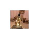 Lampe dcorative champi verre stri