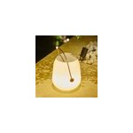 Lampe enceinte bluetooth sans fil blanc bob station