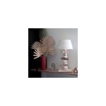 Lampe  poser esprit de lagon beige