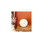 Lampe  huile forme boule en verre