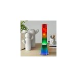 Lampe � lave en verre rainbow