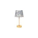 Lampe mtal luxuriance pied dor