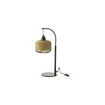 Lampe m�tal vert h. 52cm