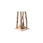 Lampe  pied esprit de lagon blanc cass
