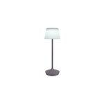 Lampe de table � batterie solaire emmi - violet et blanc